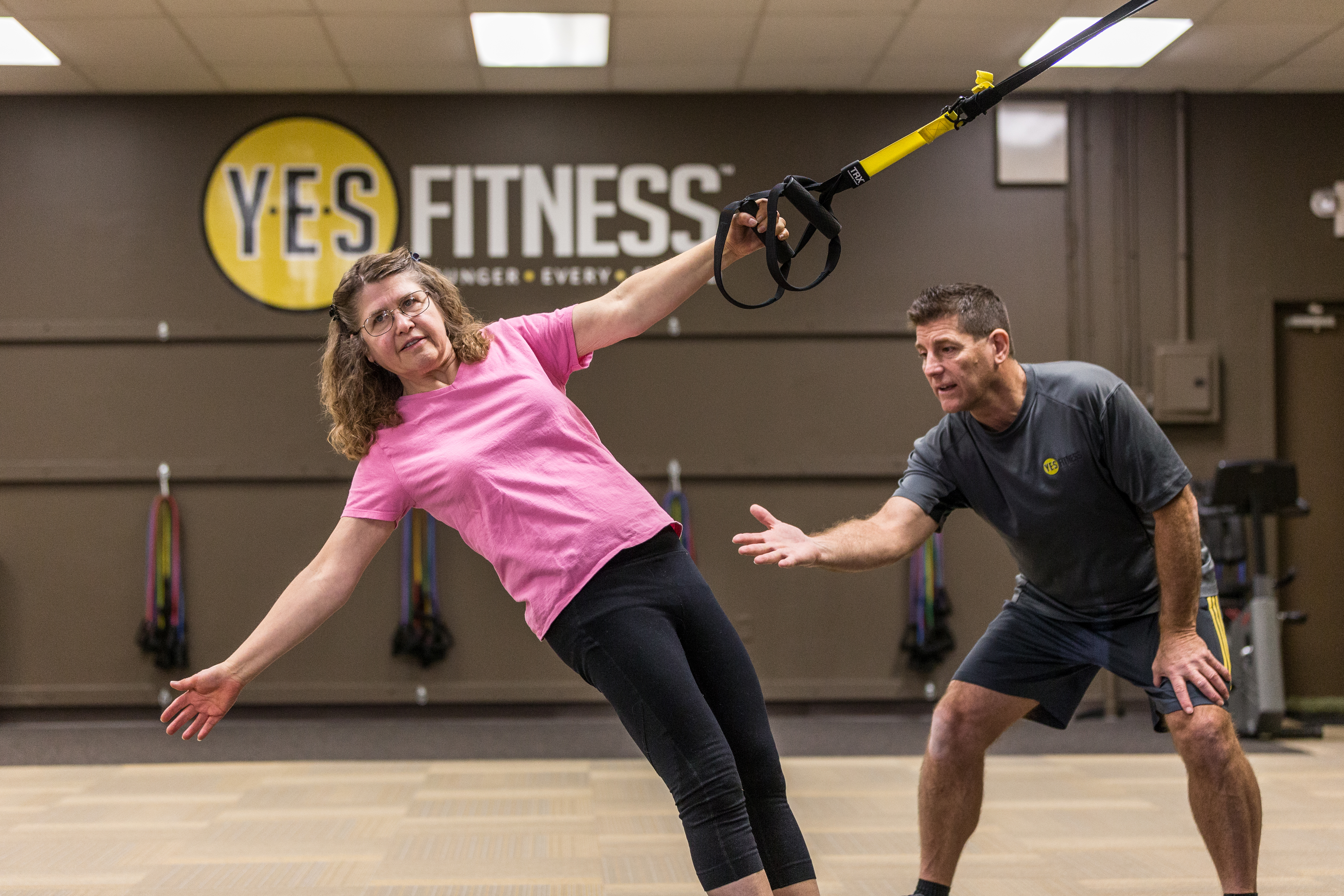 Supportive adaptive fitness environment